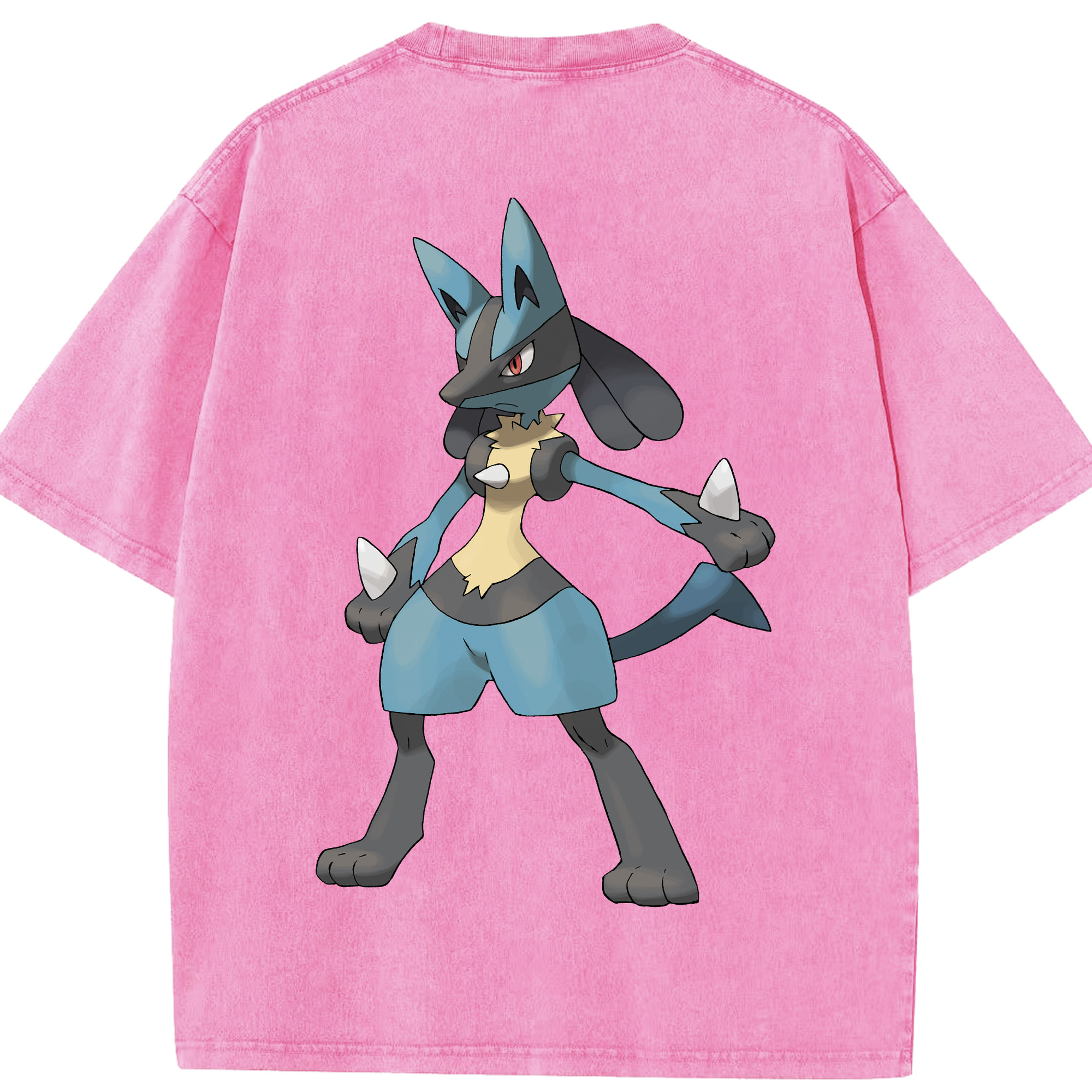 （画像用） ポケットモンスター Pokémon 綿100% ヴィンテージ風 半袖Tシャツ（背面プリント）